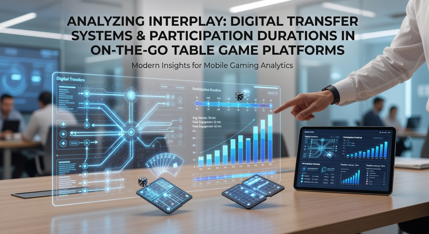 Digital transfer systems integrated with mobile table game interfaces showing transaction flows and session timelines