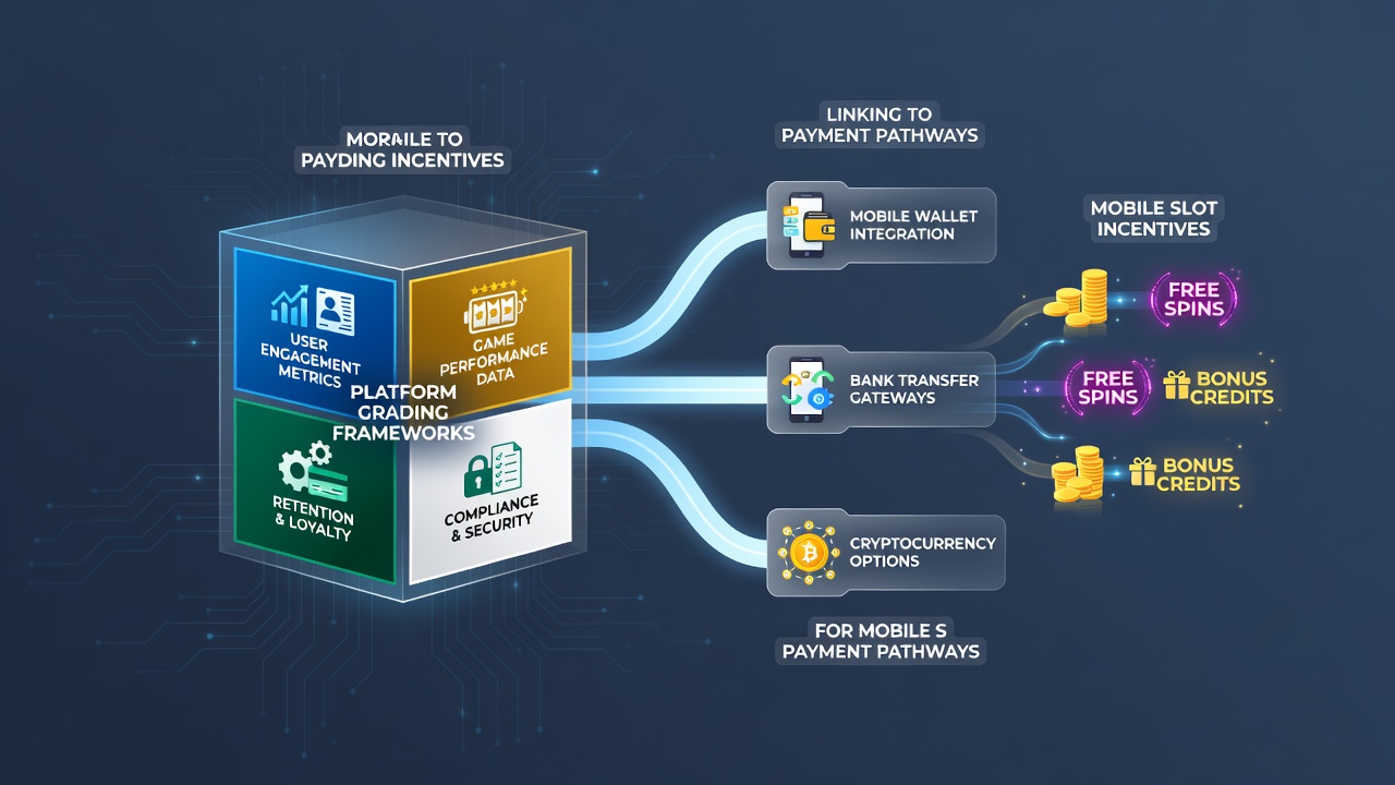 Illustration of mobile slot incentive delivery through connected payment systems